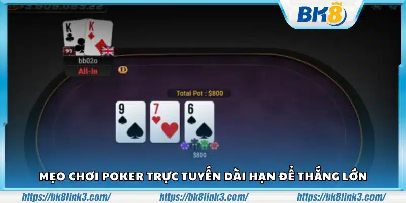 Mẹo chơi Poker trực tuyến giúp bạn gia tăng lợi nhuận